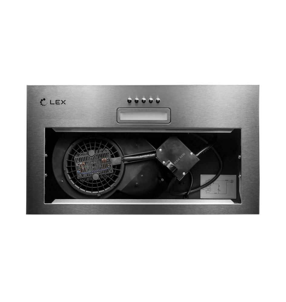 Товар Встраиваемая вытяжка Вытяжка кухонная встраиваемая LEX GS Bloc Light 600 Inox