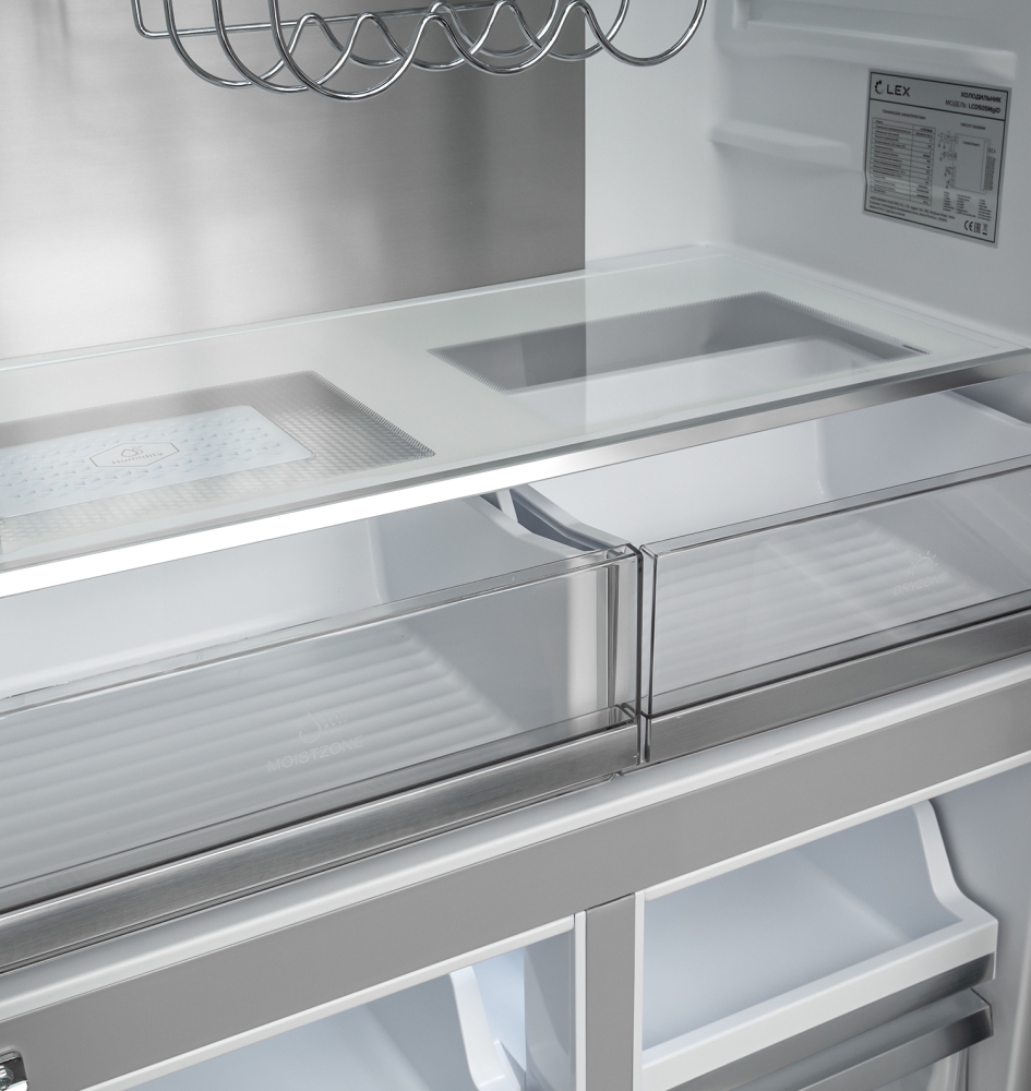 Товар Холодильник Холодильник  трехкамерный отдельностоящий с инвертором LEX LCD505WGID