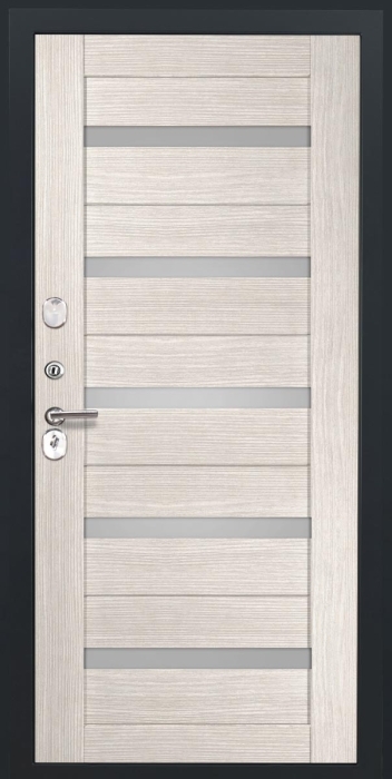 Товар Дверь Аура СБ-1 (ст. белое, 16мм, капучино) LUX184962