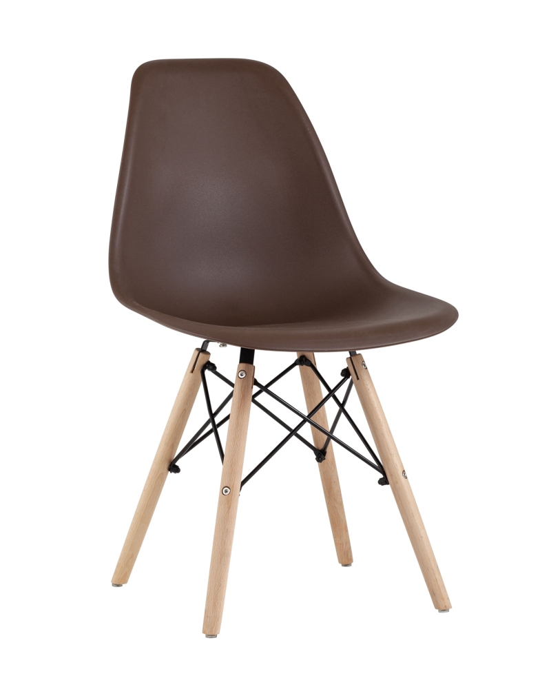 Стул Eames Style DSW коричневый x4 SG2162