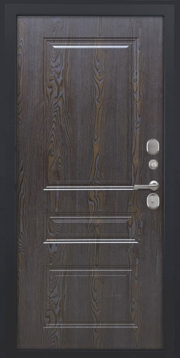 Товар Дверь Аура ФЛ-701 (10мм, дуб шоколад) LUX184686