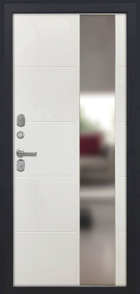 Товар Дверь ДвериПРО Термо серебро ФЛЗ-649 Капучино (зеркало) DPRO227846