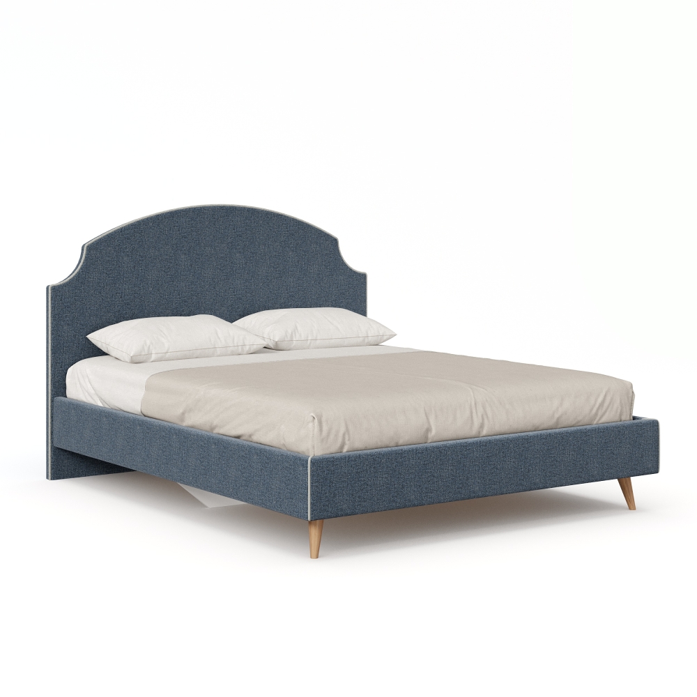 Карен Кровать 1600 с кроватным основанием (Синий/Светло-серый) LD209162