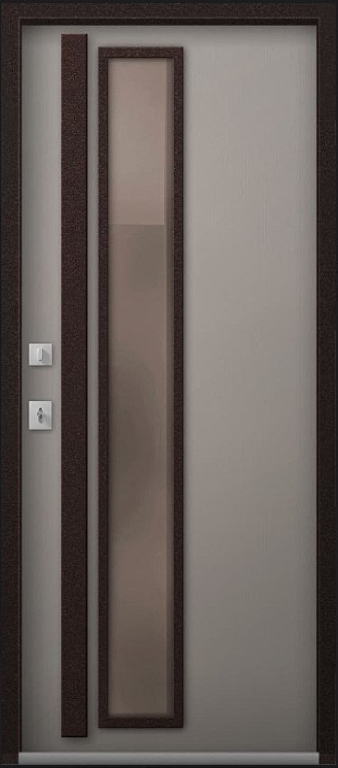 Товар Дверь Термо-14 Шоколад муар - кашемир грей DIS007479