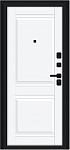 Дверь Браво Некст МФ/SBlack Букле черное/White Silk DIS007427 фото