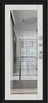 Дверь Браво Флэт/BChrome Almon/Bianco Melinga DIS007437 фото