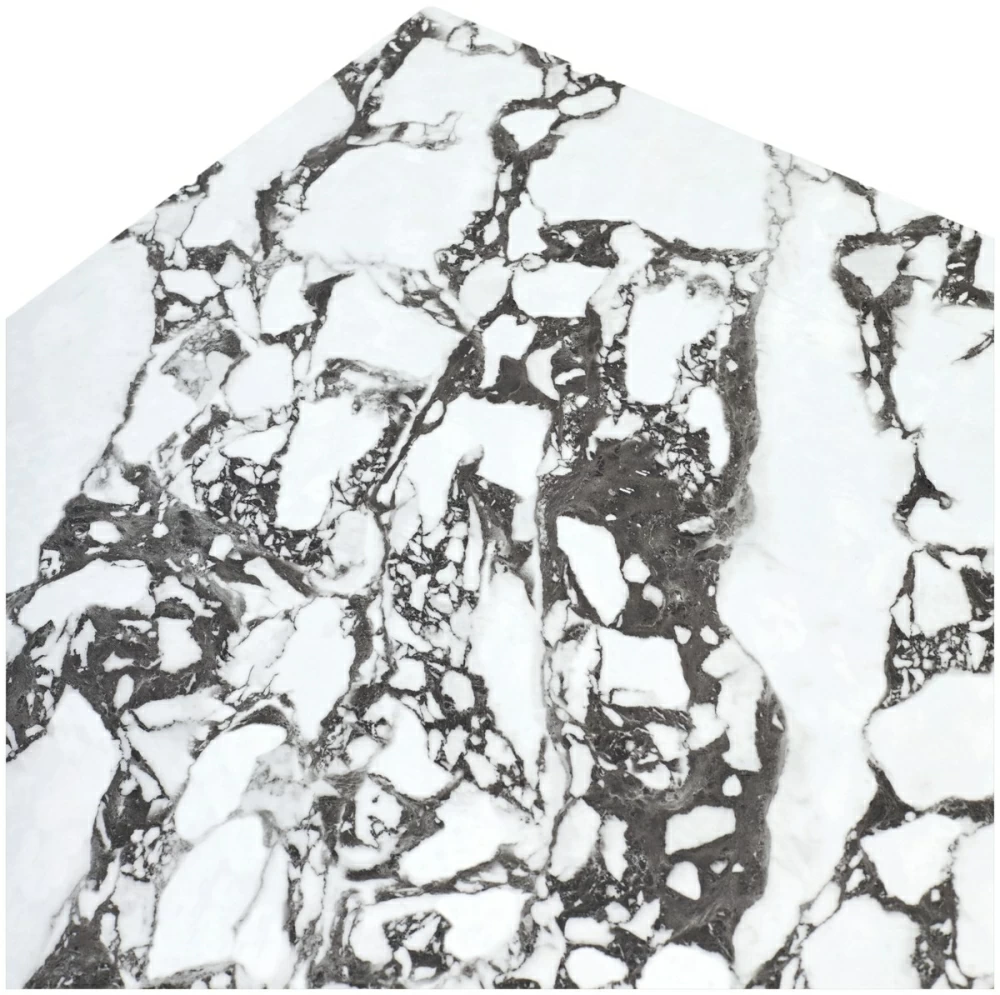 Товар Стол VICENZA 180 раскладной GLOSS BULGARI WHITE, керамика / Черный, ®DISAUR MC64093