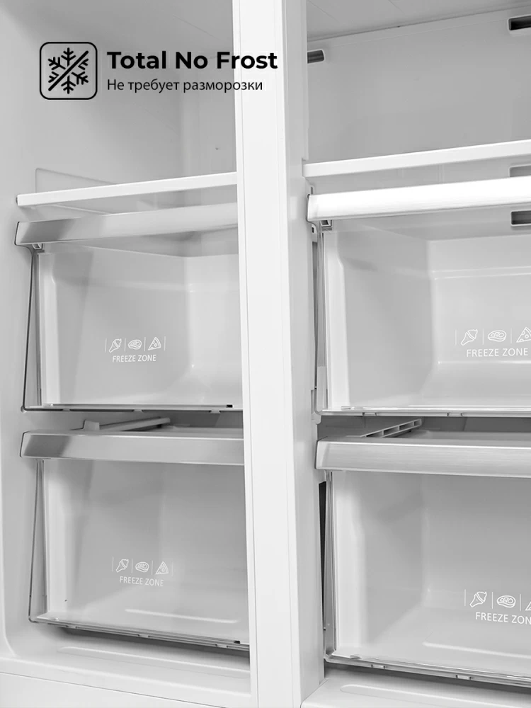 Товар Холодильник Холодильник  трехкамерный отдельностоящий с инвертором LEX LCD432GrID
