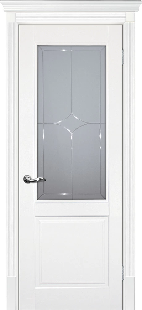 Межкомнатная дверь Смальта 15 Белый ral 9003