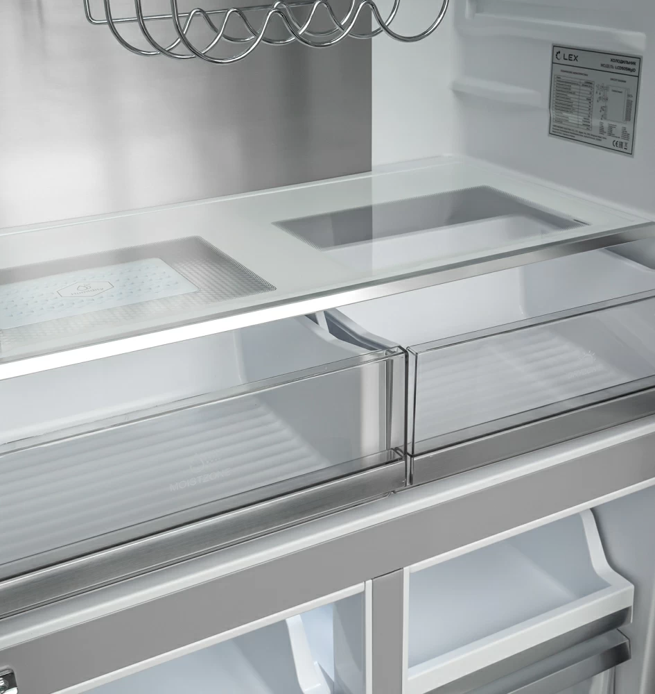 Товар Холодильник Холодильник  трехкамерный отдельностоящий с инвертором LEX LCD505BmID
