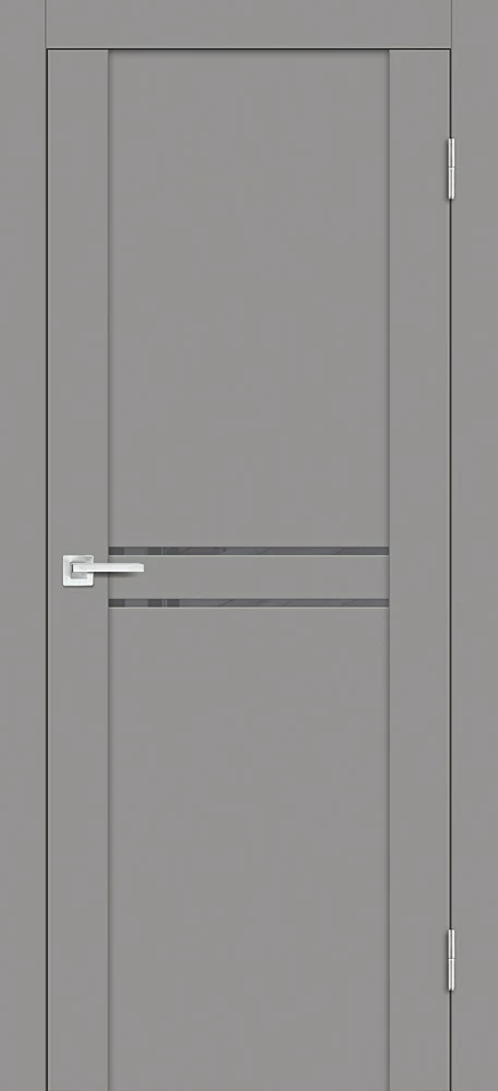 Межкомнатная дверь PST-4 серый бархат