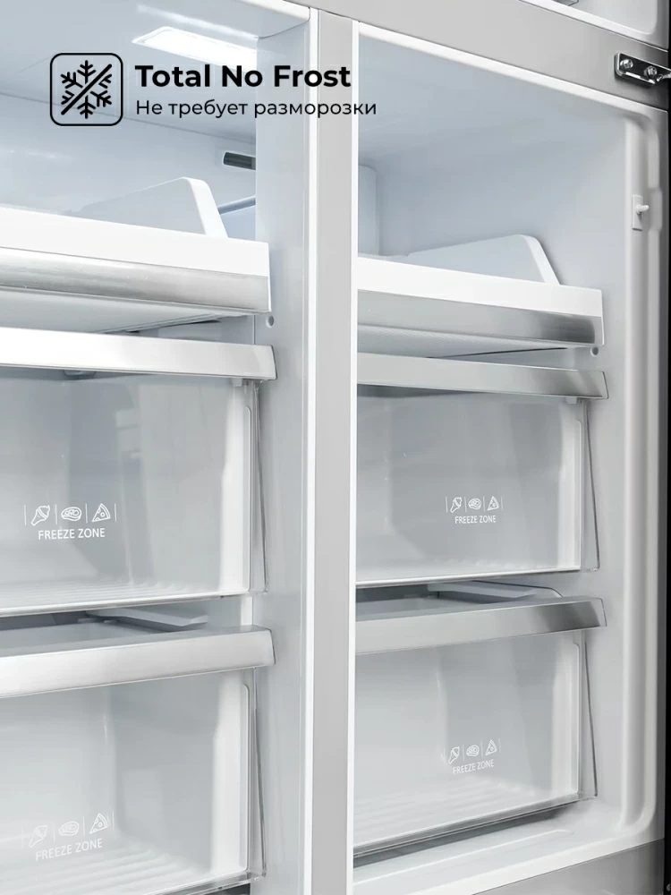 Товар Холодильник Холодильник  трехкамерный отдельностоящий с инвертором LEX LCD505BmID
