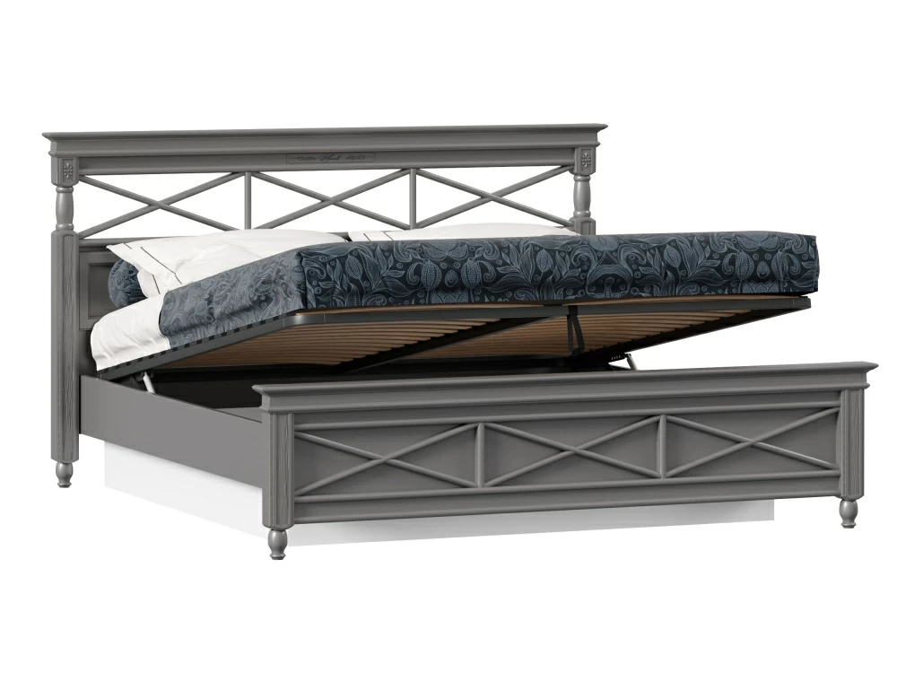 Амели Кровать 1800 с подъёмным механизмом (Оникс Серый) LD204459