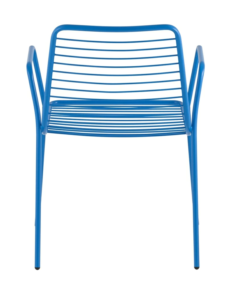 Товар Стул с подлокотниками Дели металл голубой SG12148